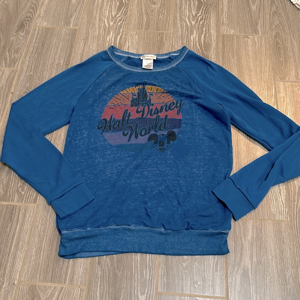 Women’s size medium Disney world parks super soft vintage dyed retro sweatshirt - Picture 1 of 5
